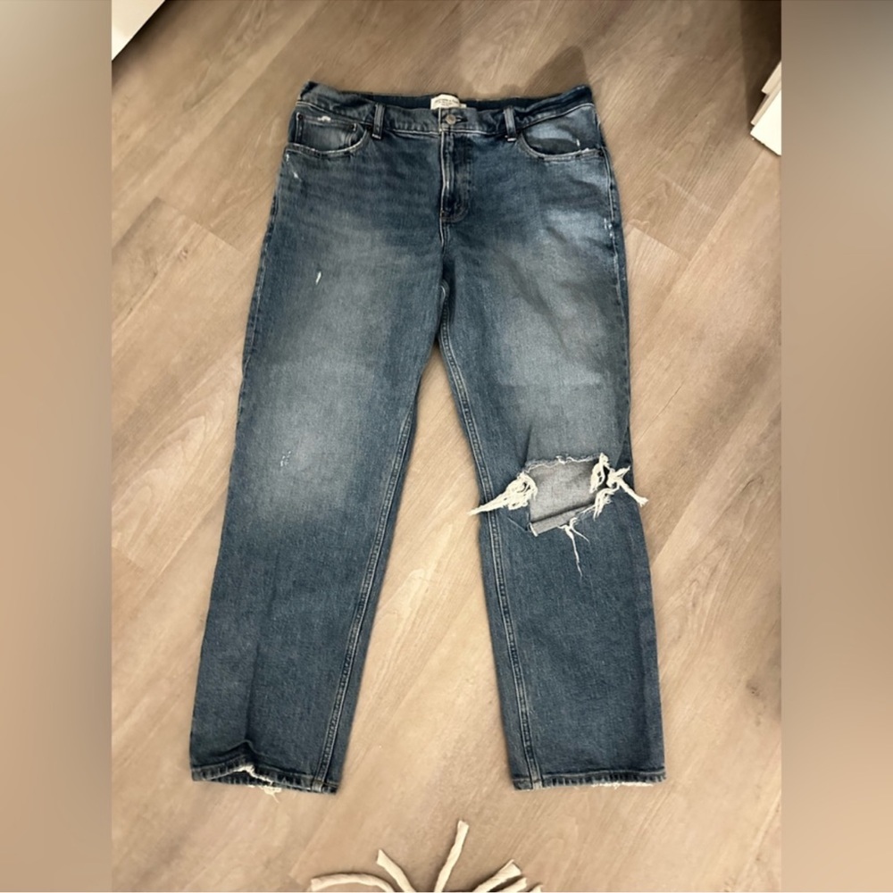Abercrombie Jeans The 90s Straight Low Rise